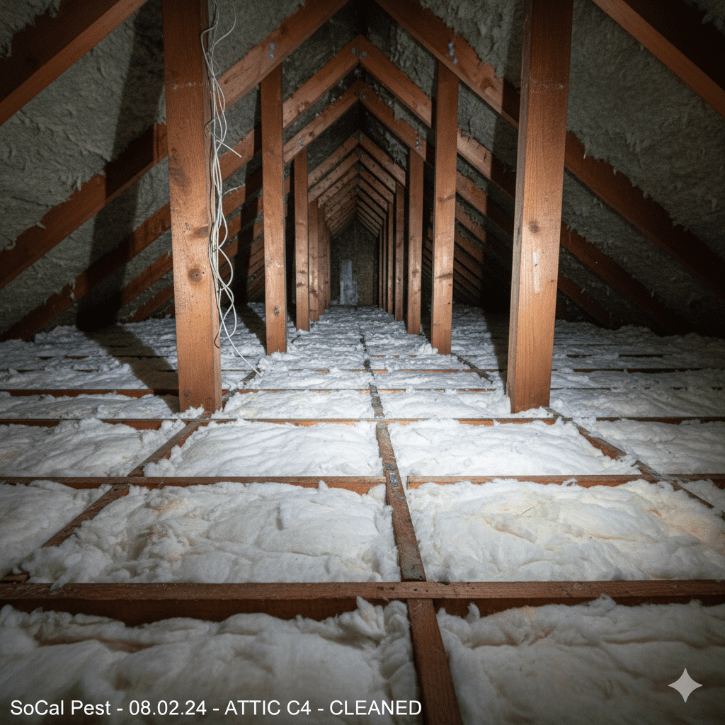 Clean attic