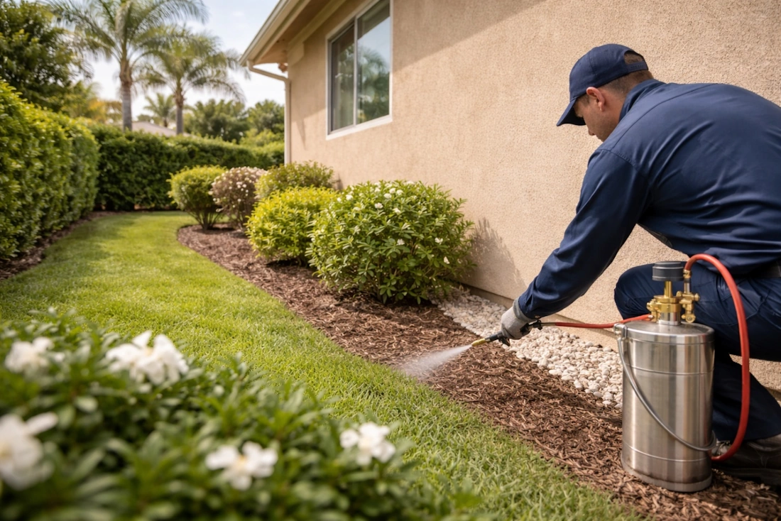 ant prevention treatment plan exterior home orange county ca 714-236-1200