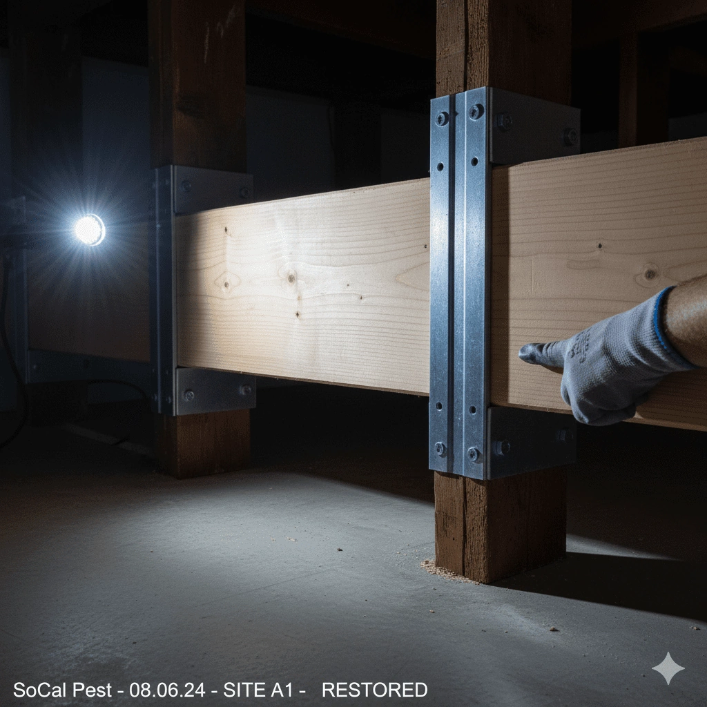 After sealing and exclusion reduces pest entry points in Orange County - 714-236-1200